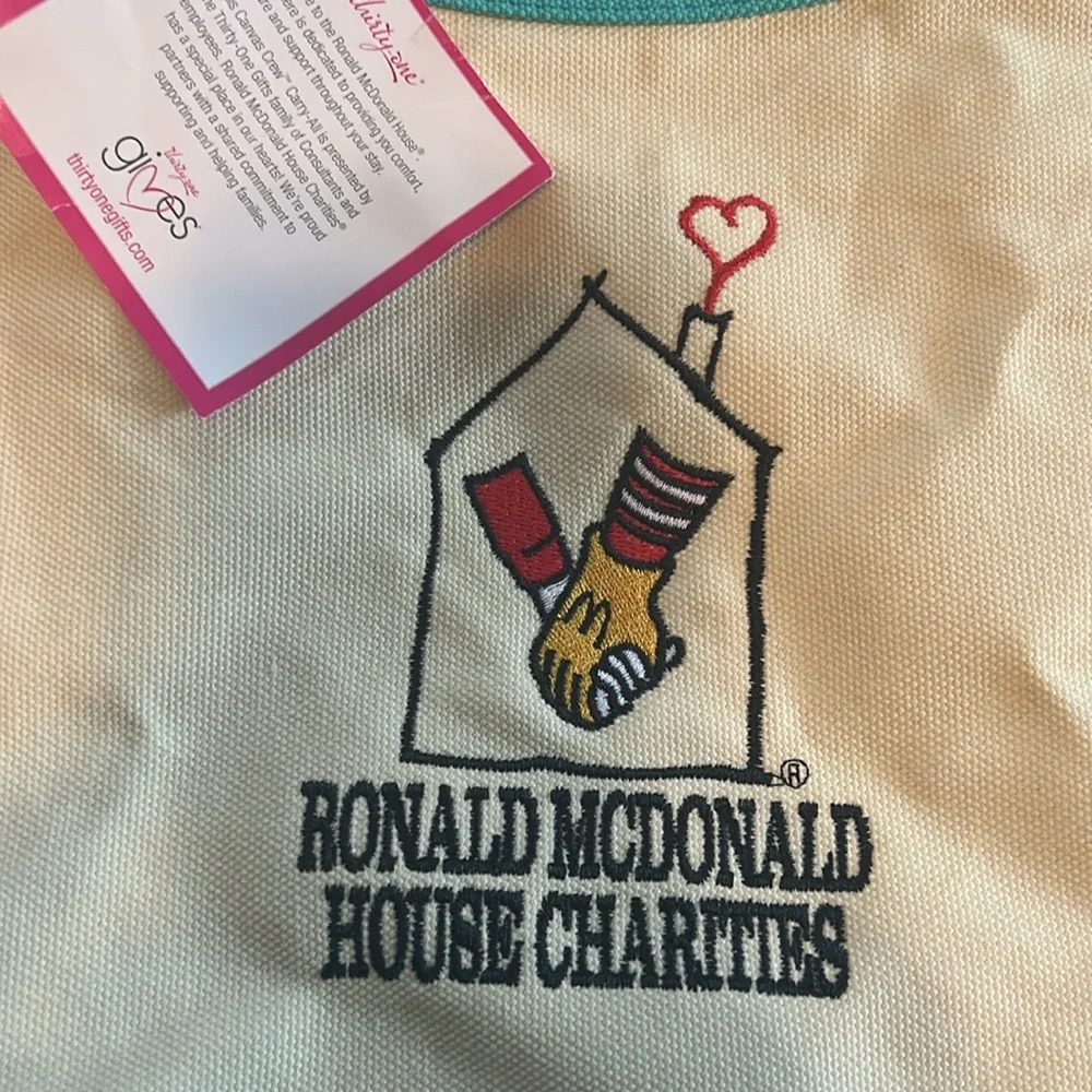 Thirty - one, Ronald McDonald House Charitie canvas Bag